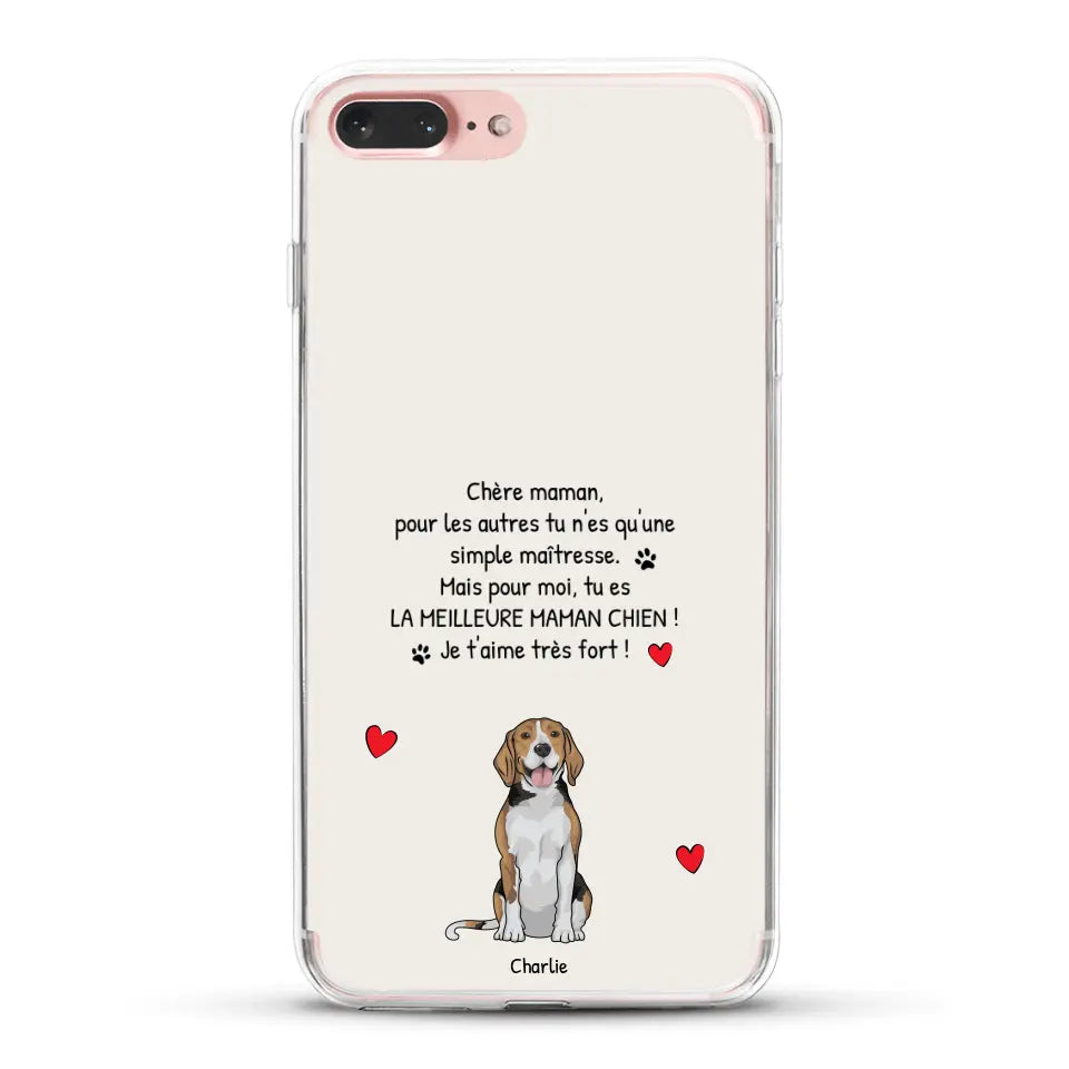 Meilleure maman chien du monde - Coque de téléphone personnalisée