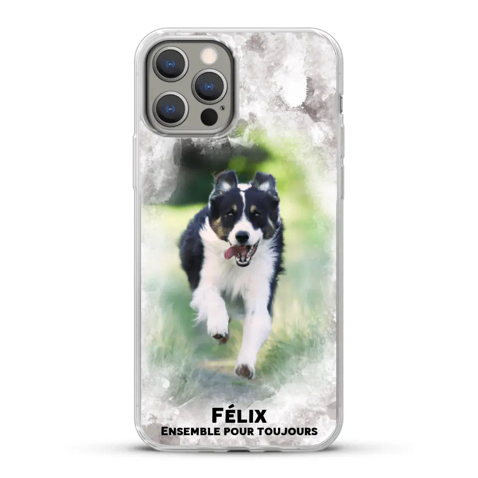 Cadre aquarelle - Coque de téléphone personnalisée