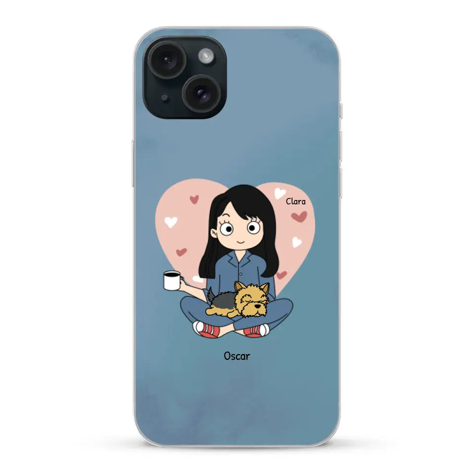 Maman chien BD - Coque de téléphone personnalisé