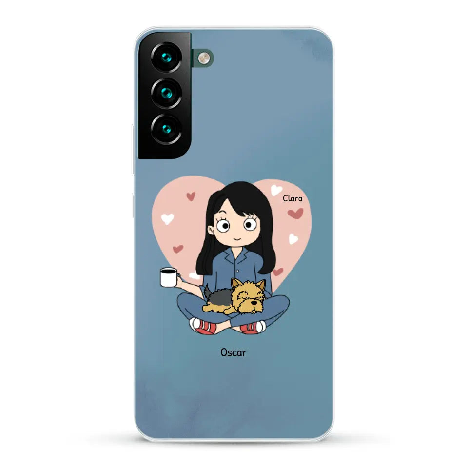 Maman chien BD - Coque de téléphone personnalisé