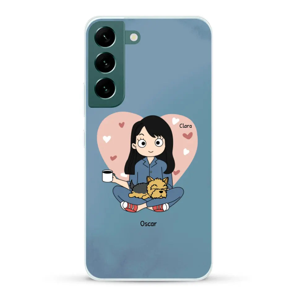 Maman chien BD - Coque de téléphone personnalisé