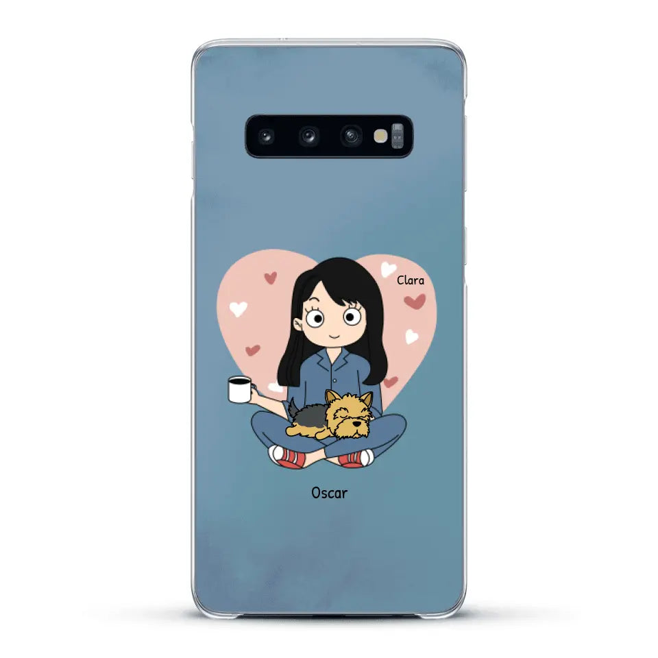 Maman chien BD - Coque de téléphone personnalisé