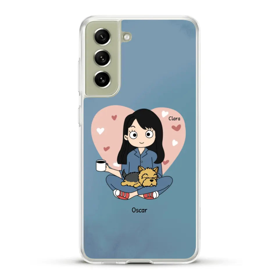 Maman chien BD - Coque de téléphone personnalisé