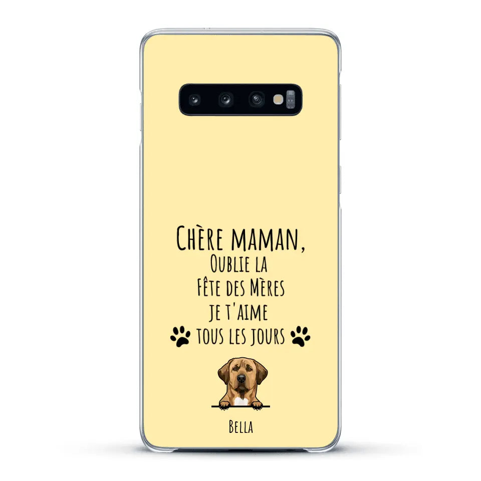 Oublie la Fête des Mères - Coque de téléphone personnalisée
