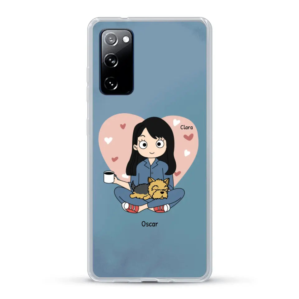 Maman chien BD - Coque de téléphone personnalisé