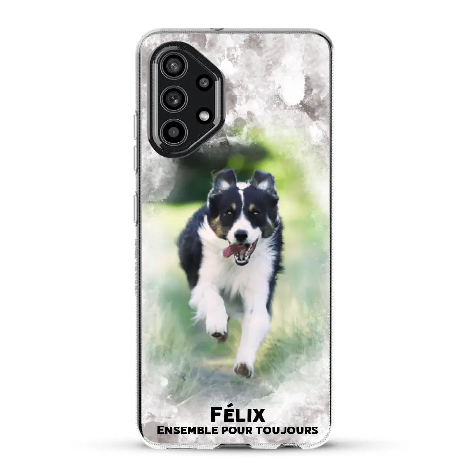Cadre aquarelle - Coque de téléphone personnalisée