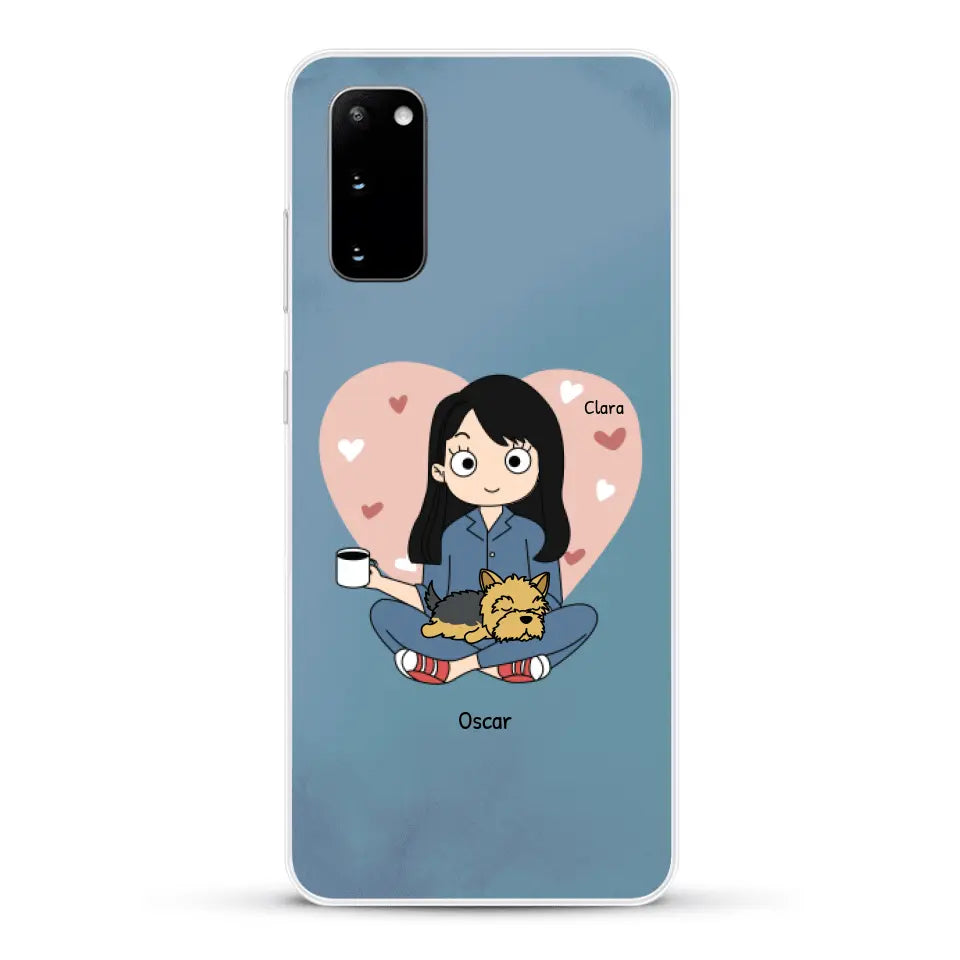 Maman chien BD - Coque de téléphone personnalisé