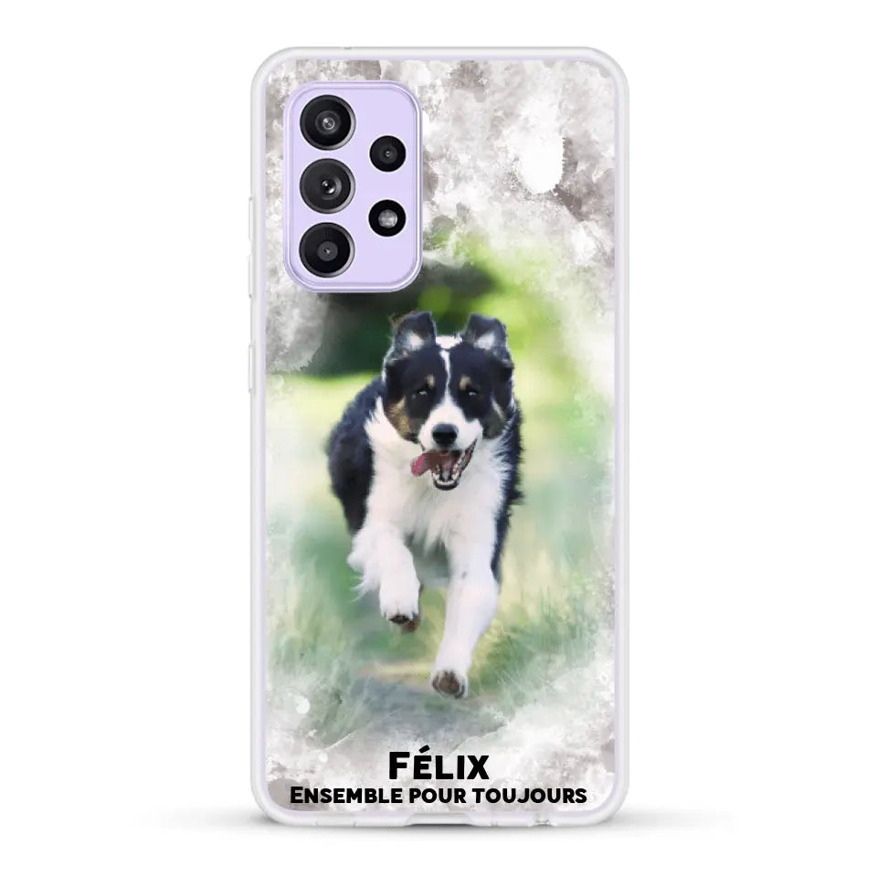 Cadre aquarelle - Coque de téléphone personnalisée
