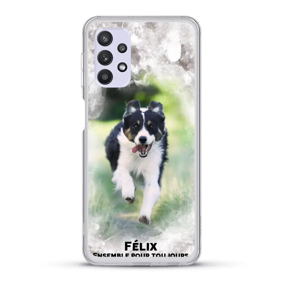 Cadre aquarelle - Coque de téléphone personnalisée