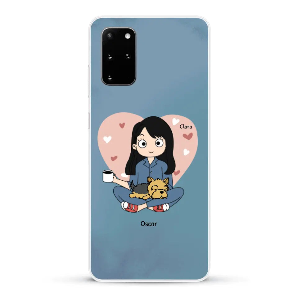 Maman chien BD - Coque de téléphone personnalisé