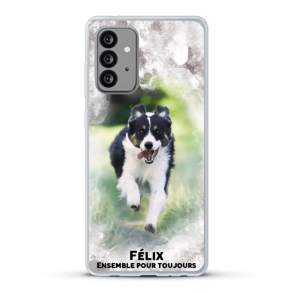 Cadre aquarelle - Coque de téléphone personnalisée