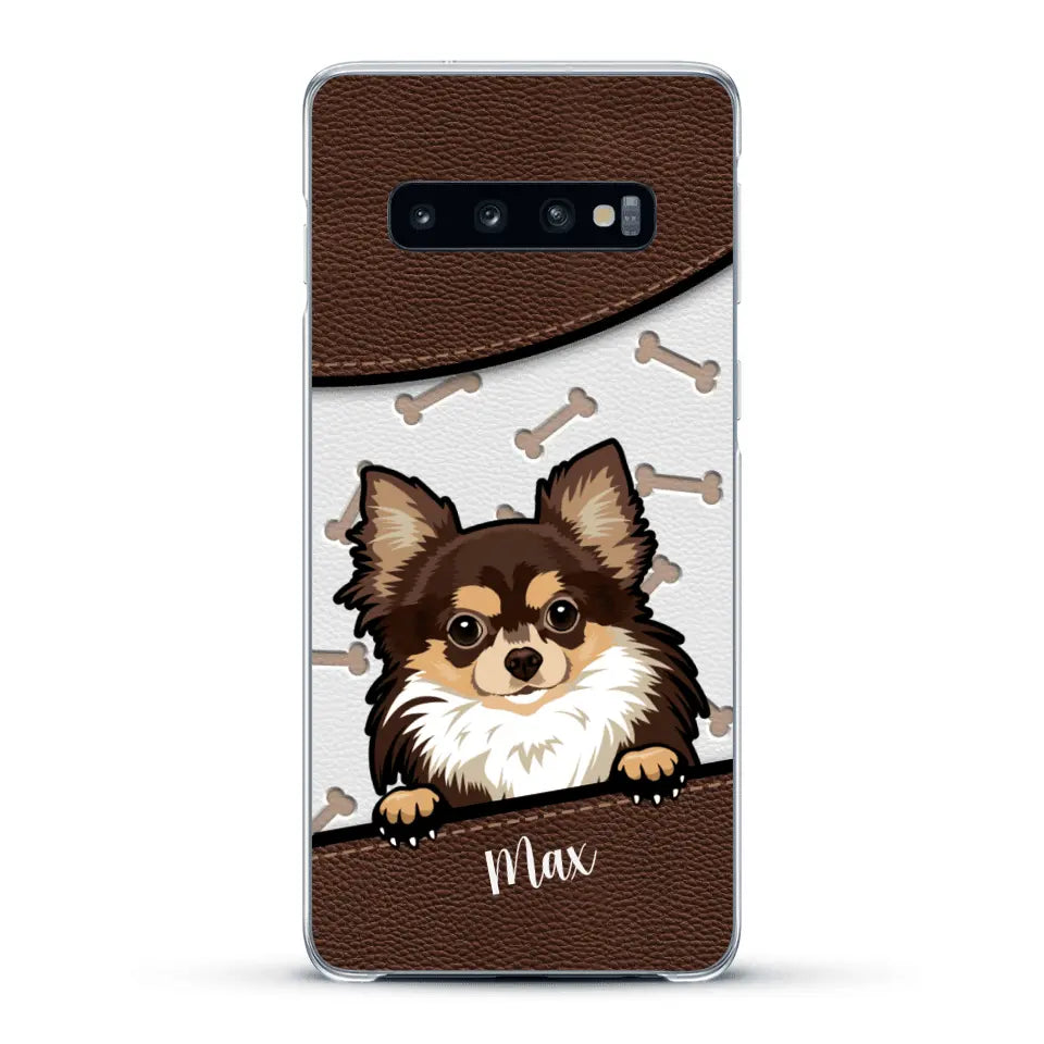 Chiens aspect cuir - Coque de téléphone personnalisée