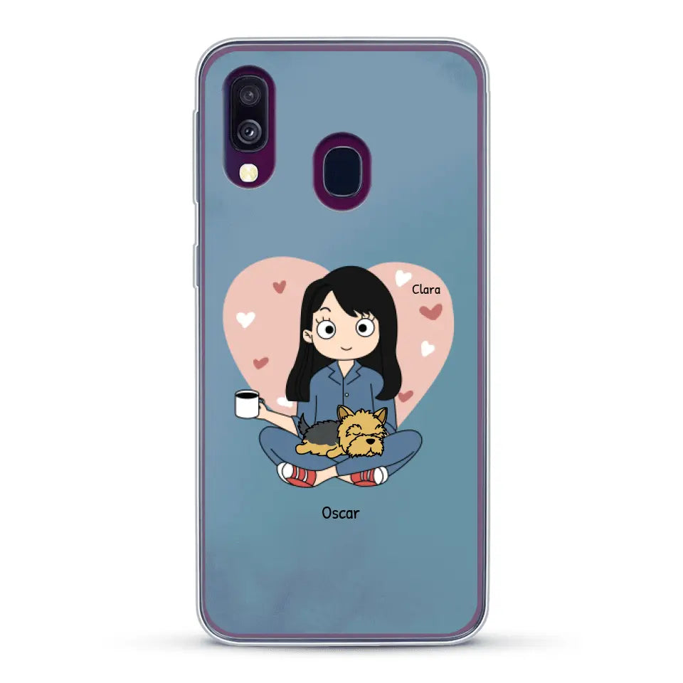 Maman chien BD - Coque de téléphone personnalisé