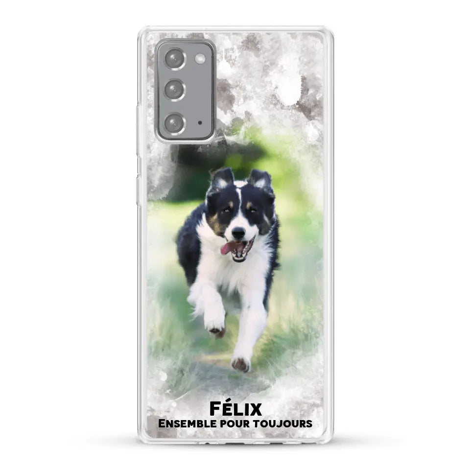 Cadre aquarelle - Coque de téléphone personnalisée