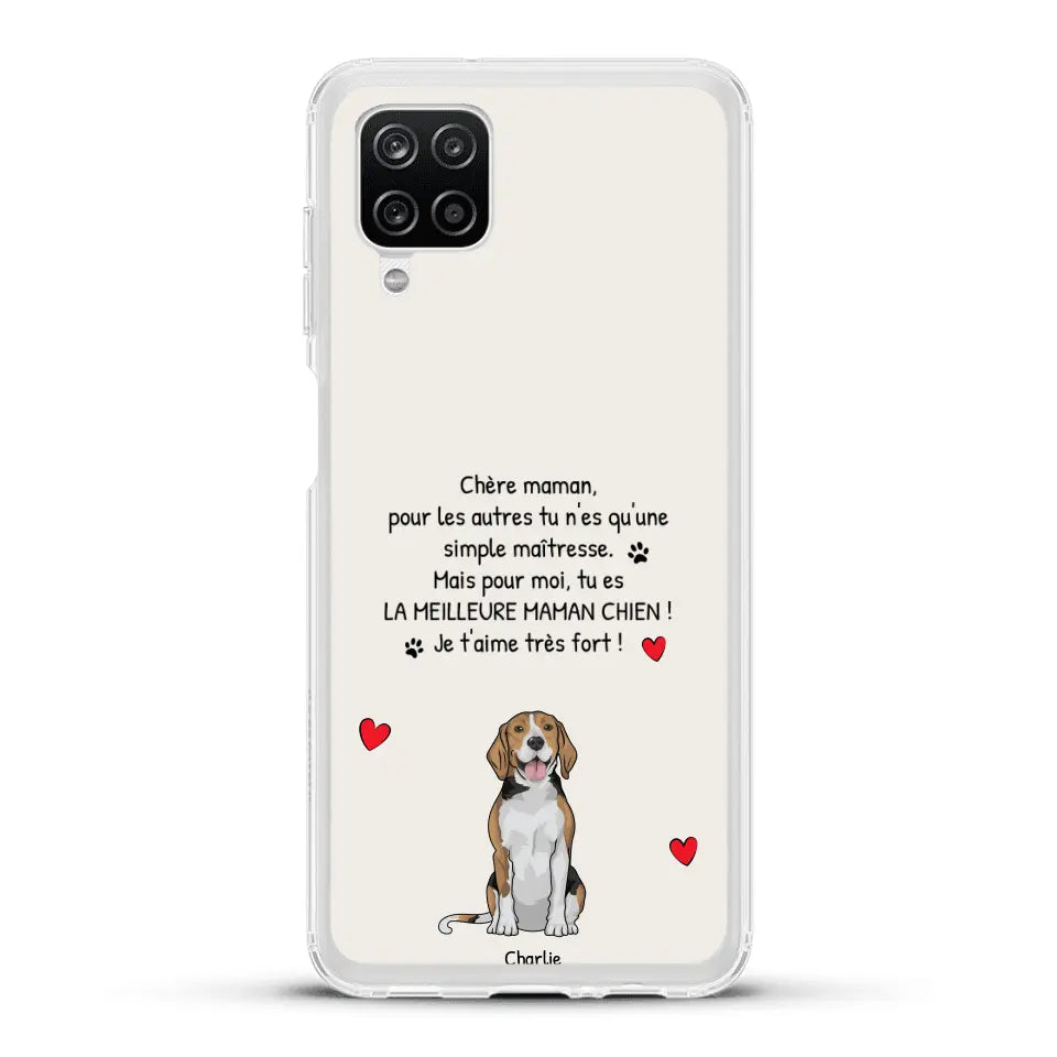 Meilleure maman chien du monde - Coque de téléphone personnalisée