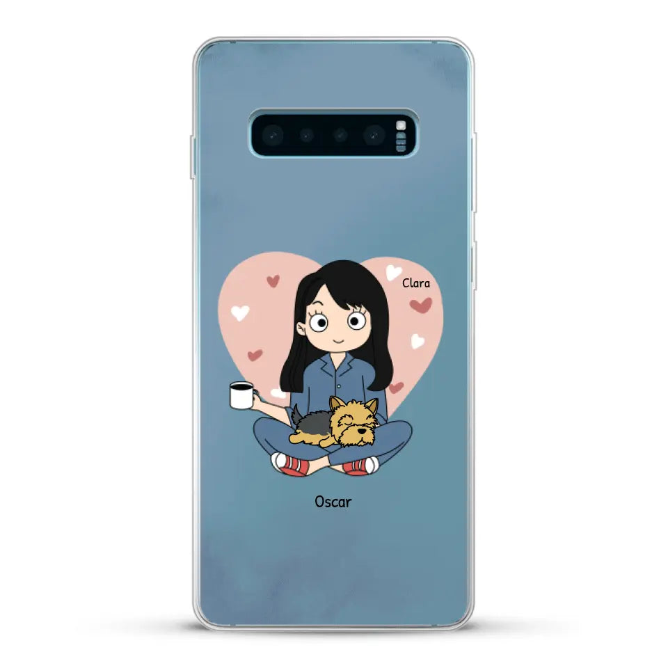 Maman chien BD - Coque de téléphone personnalisé