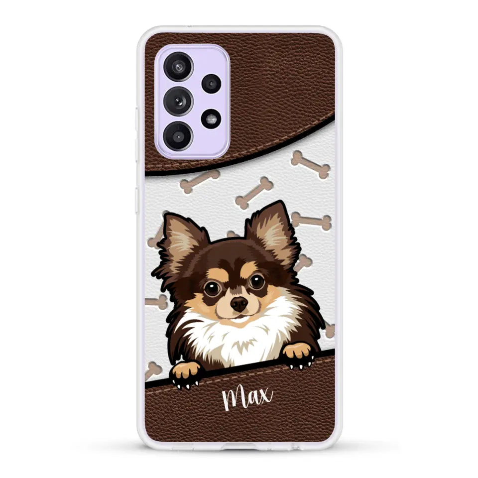 Chiens aspect cuir - Coque de téléphone personnalisée