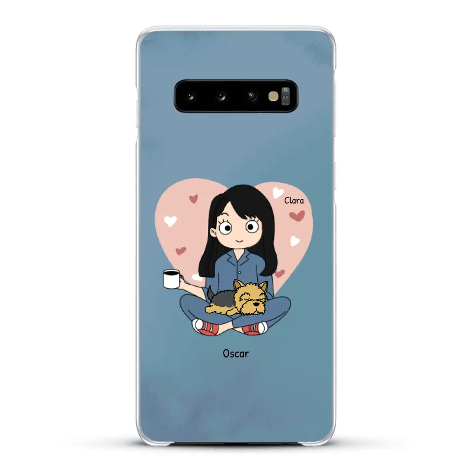 Maman chien BD - Coque de téléphone personnalisé