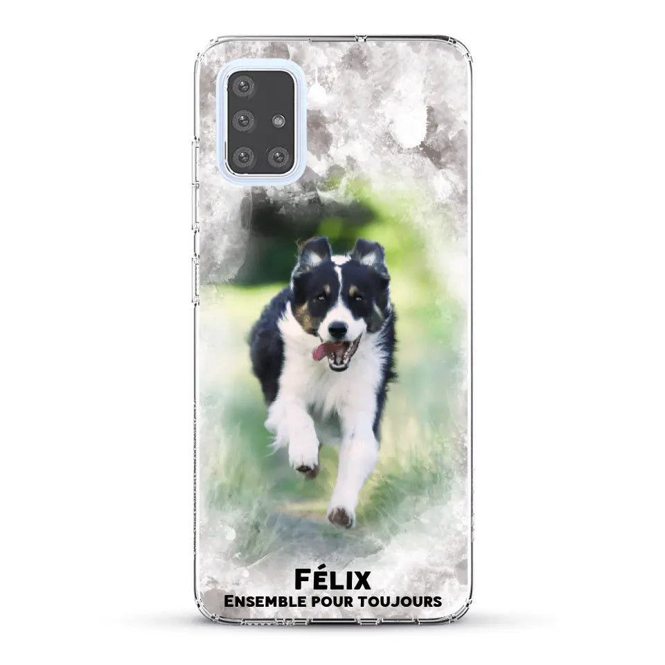 Cadre aquarelle - Coque de téléphone personnalisée