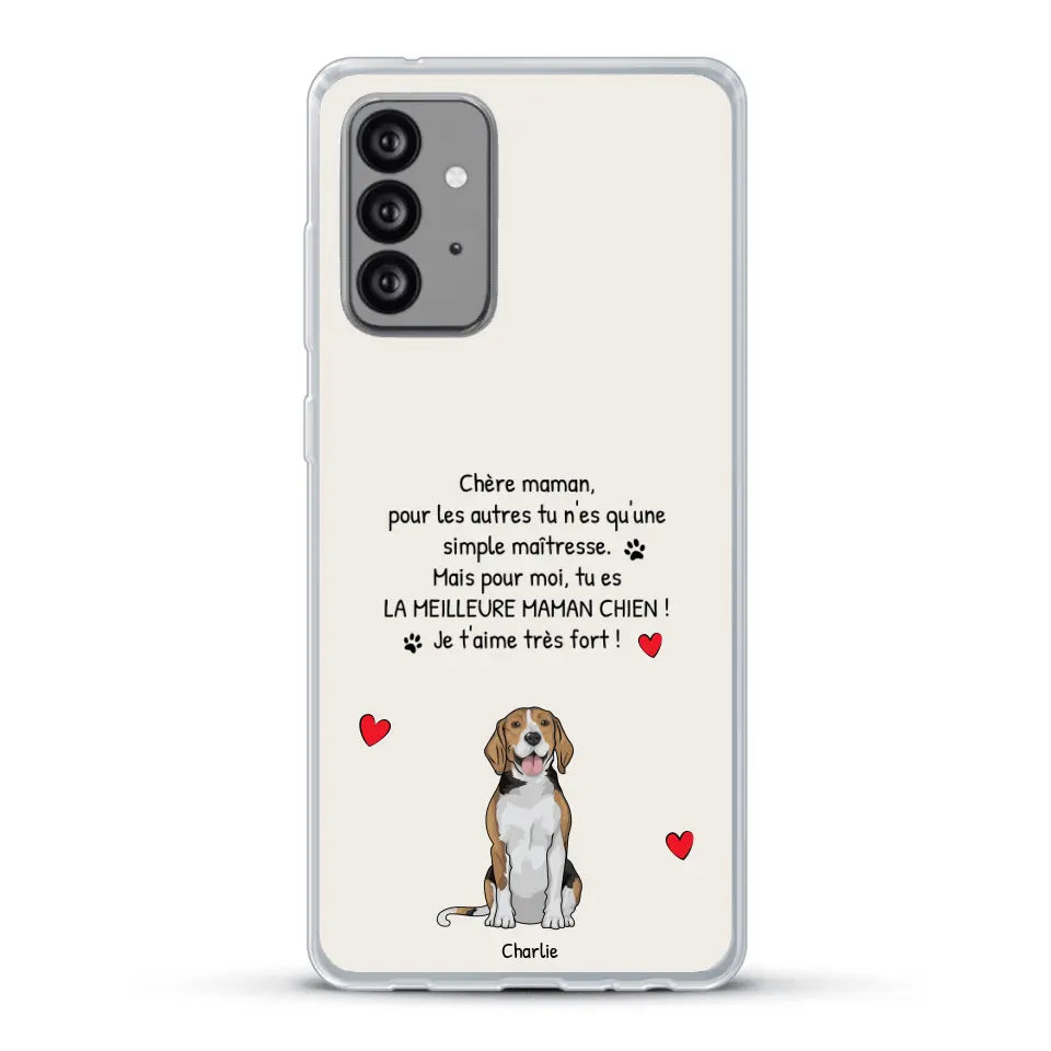 Meilleure maman chien du monde - Coque de téléphone personnalisée