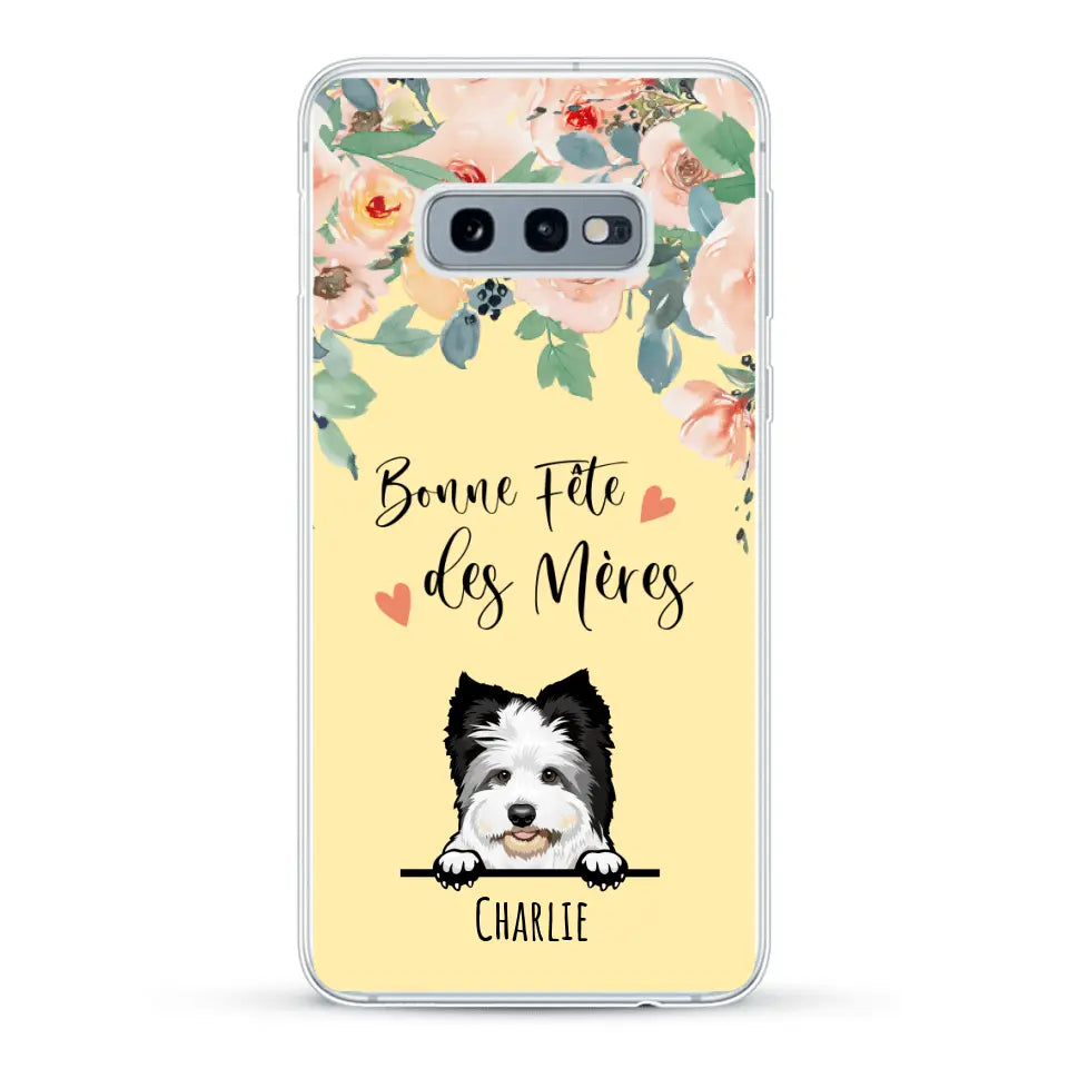 Bonne Fête des Mères Maman chien - Coque de Téléphone Personnalisée