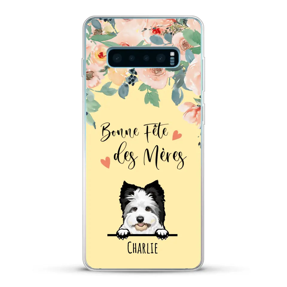 Bonne Fête des Mères Maman chien - Coque de Téléphone Personnalisée