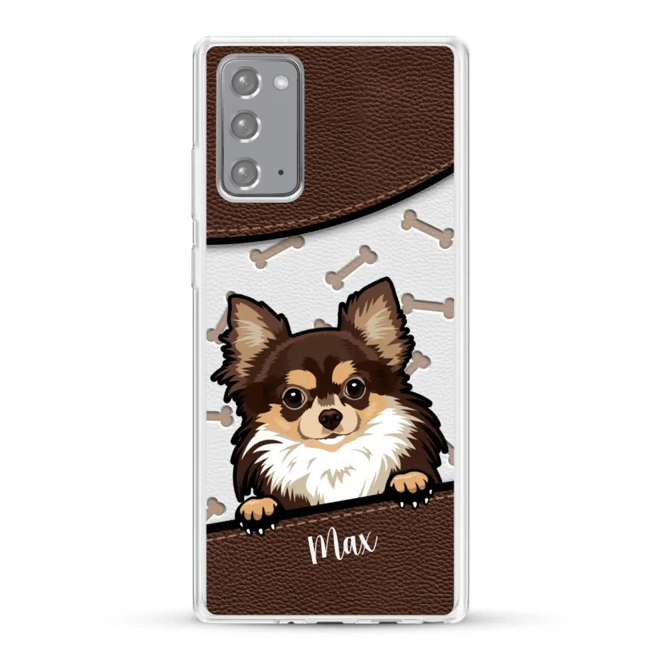 Chiens aspect cuir - Coque de téléphone personnalisée