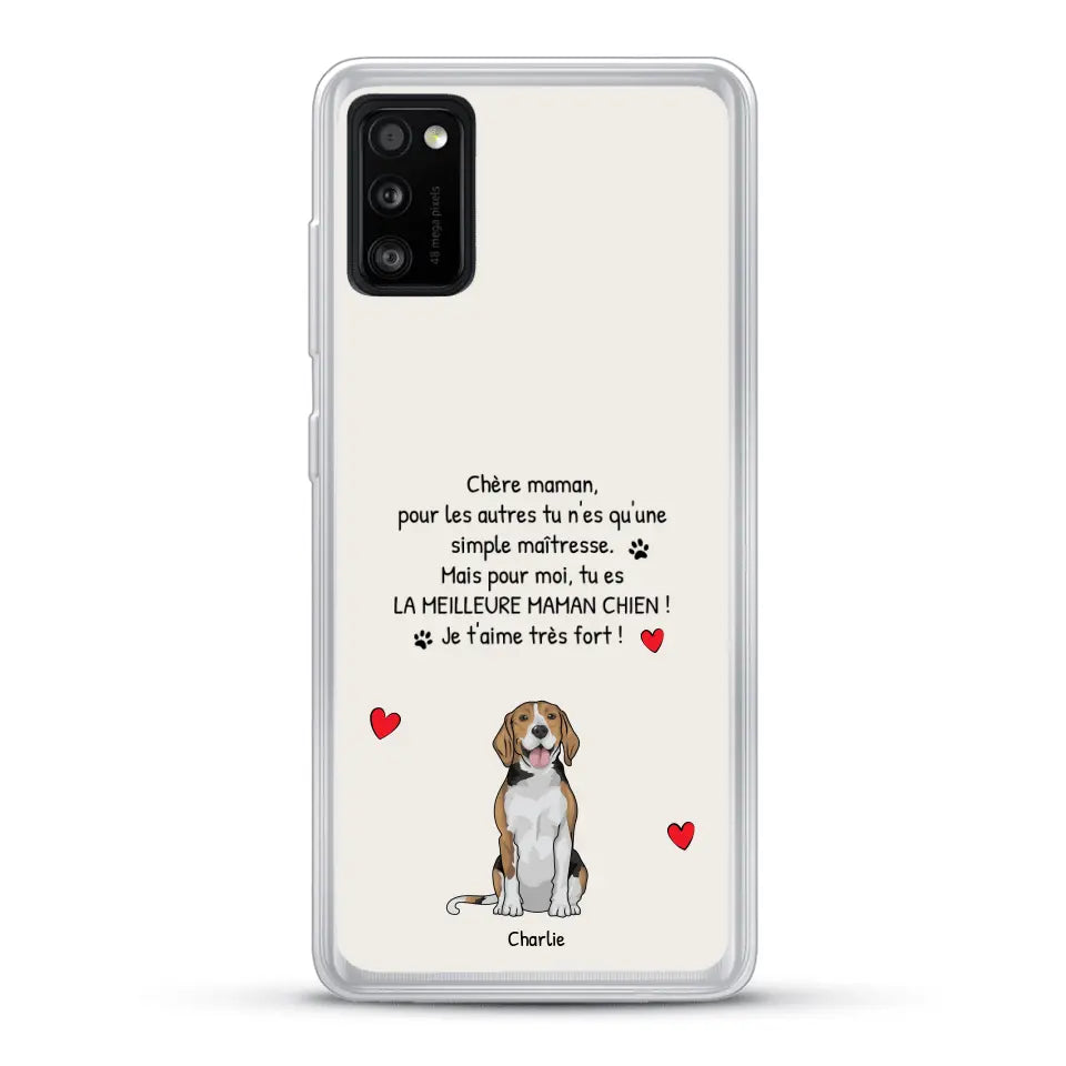 Meilleure maman chien du monde - Coque de téléphone personnalisée