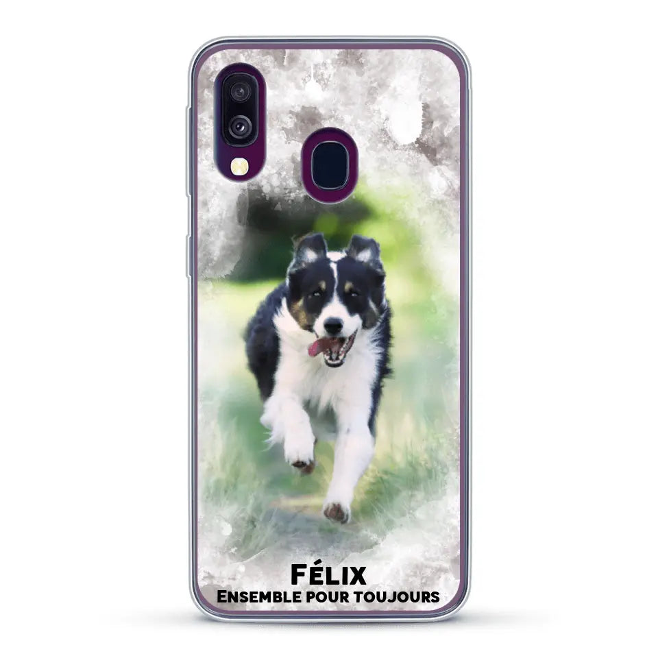 Cadre aquarelle - Coque de téléphone personnalisée