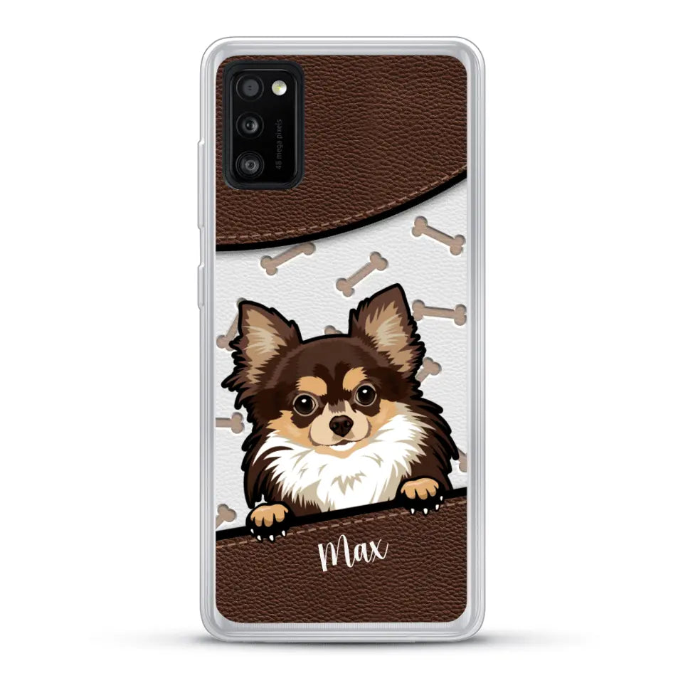 Chiens aspect cuir - Coque de téléphone personnalisée