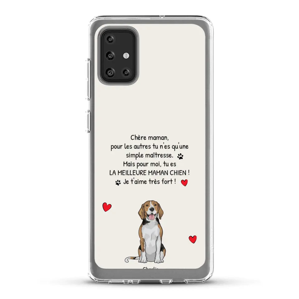 Meilleure maman chien du monde - Coque de téléphone personnalisée