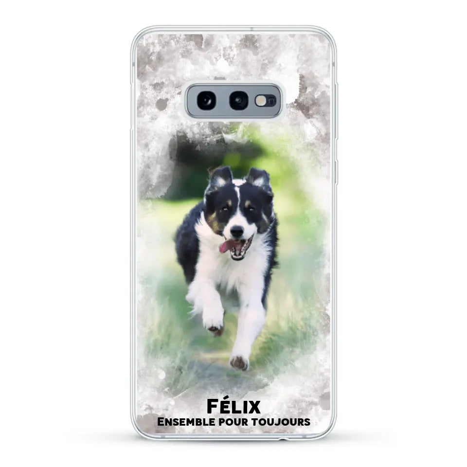 Cadre aquarelle - Coque de téléphone personnalisée