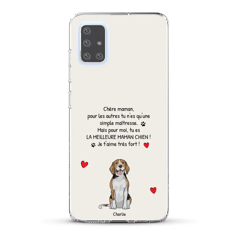 Meilleure maman chien du monde - Coque de téléphone personnalisée