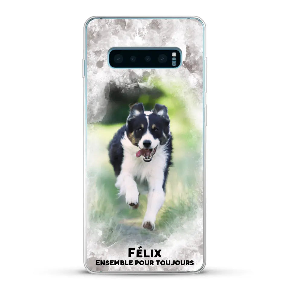 Cadre aquarelle - Coque de téléphone personnalisée