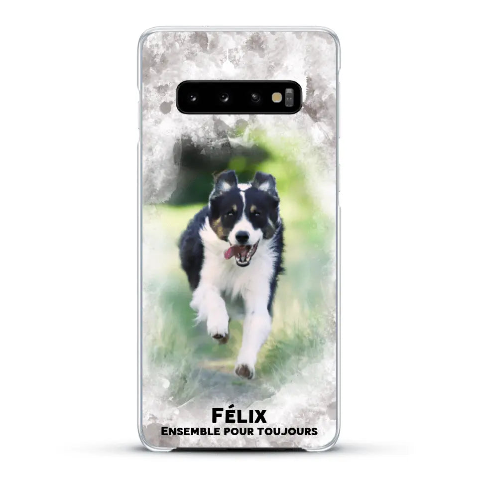 Cadre aquarelle - Coque de téléphone personnalisée