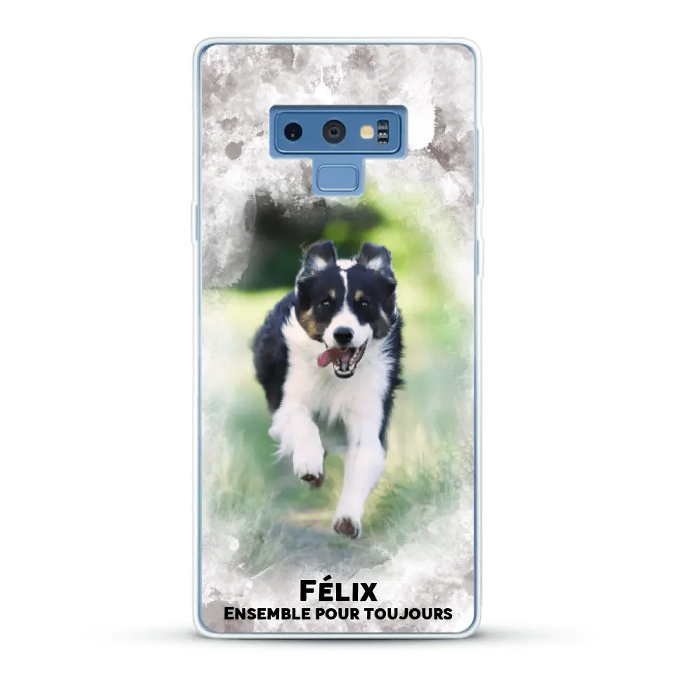 Cadre aquarelle - Coque de téléphone personnalisée