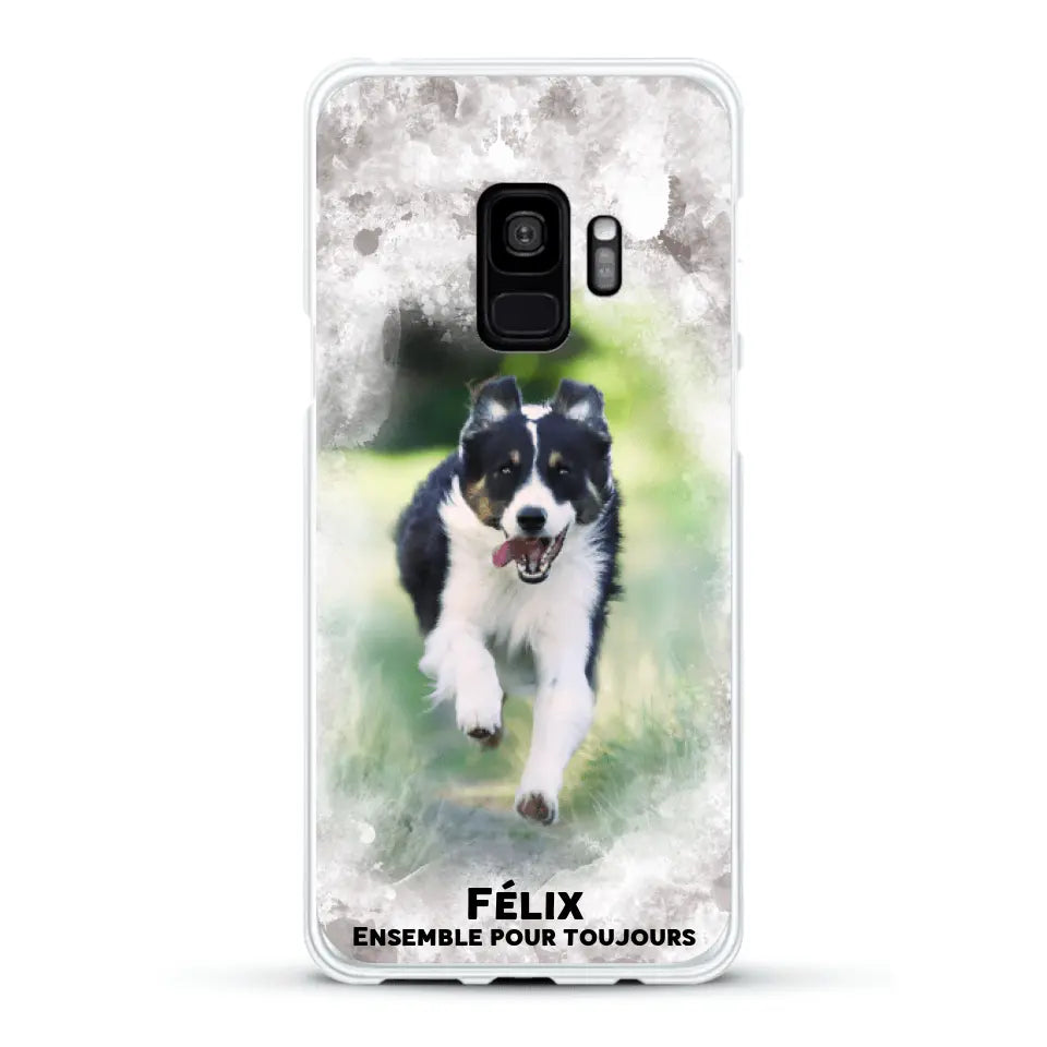 Cadre aquarelle - Coque de téléphone personnalisée
