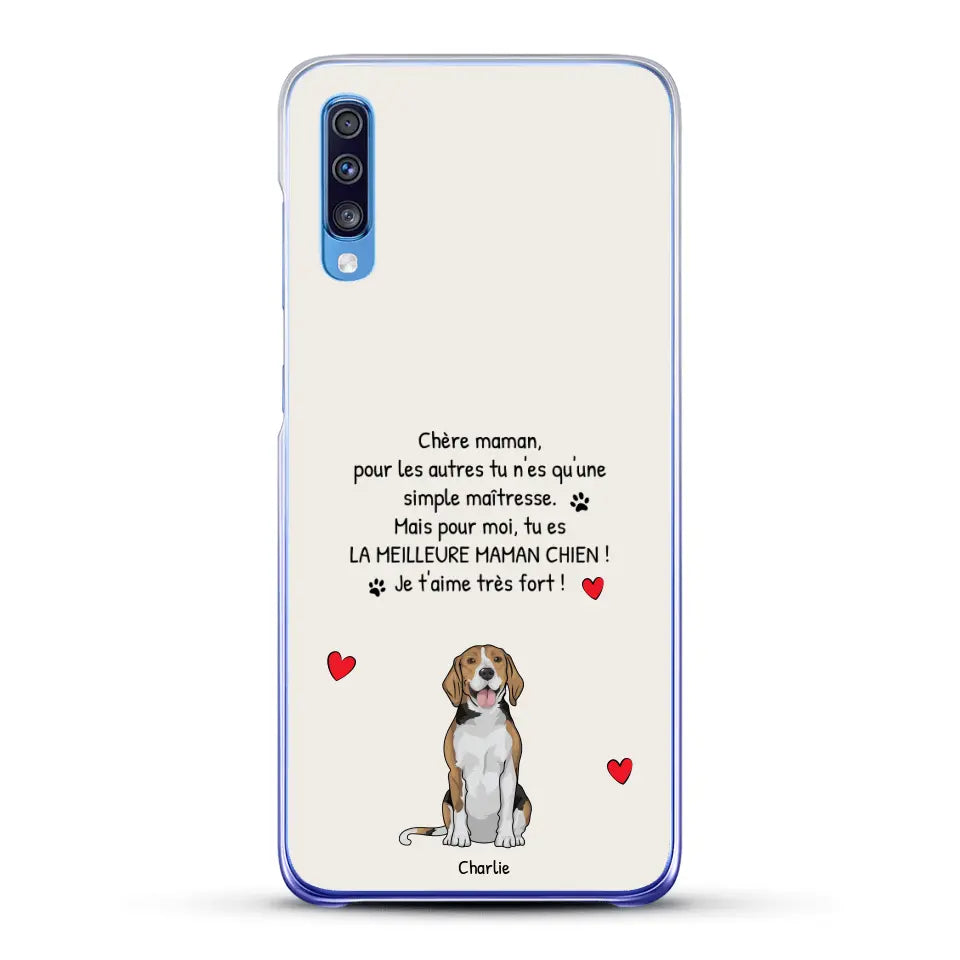 Meilleure maman chien du monde - Coque de téléphone personnalisée