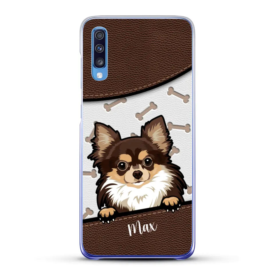 Chiens aspect cuir - Coque de téléphone personnalisée