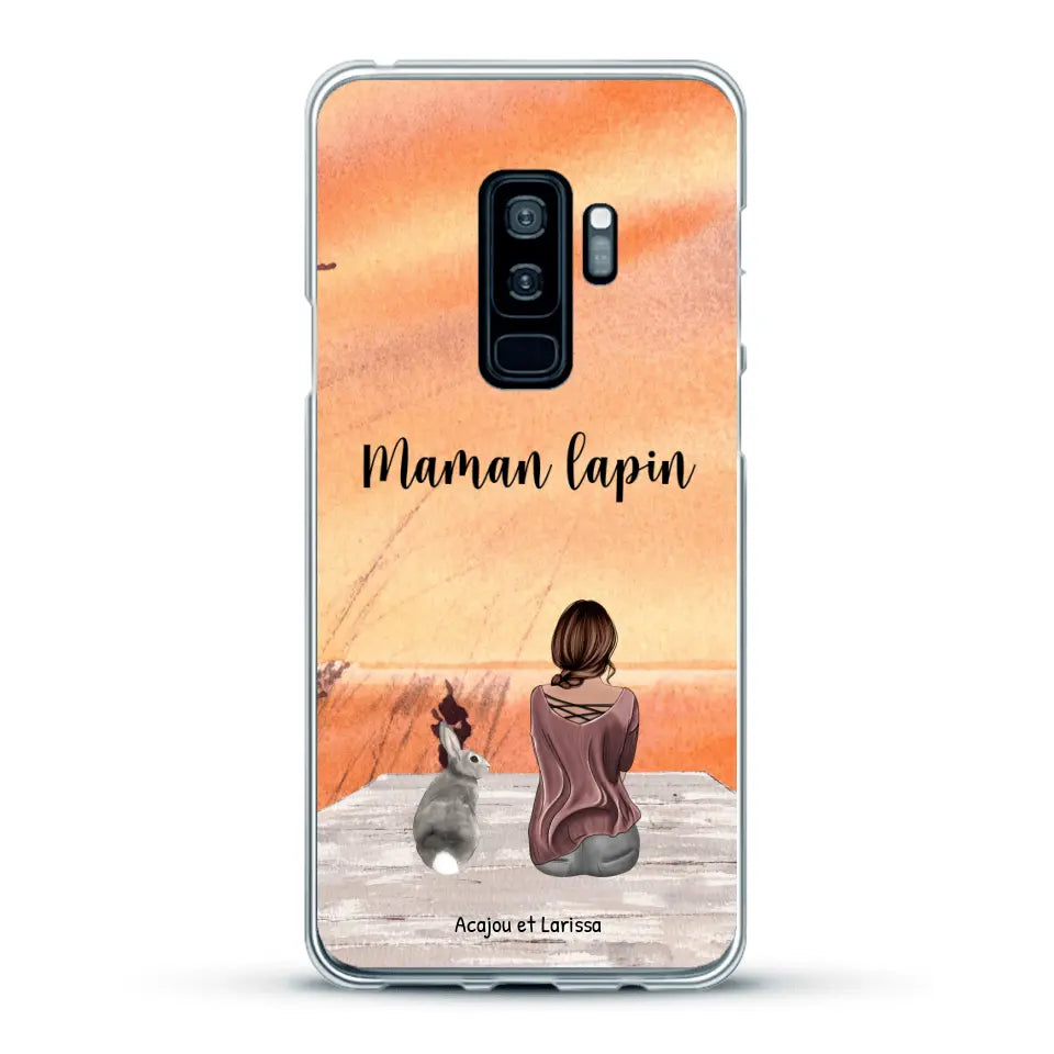 Meilleurs amis avec lapins - Coque de téléphone personnalisée