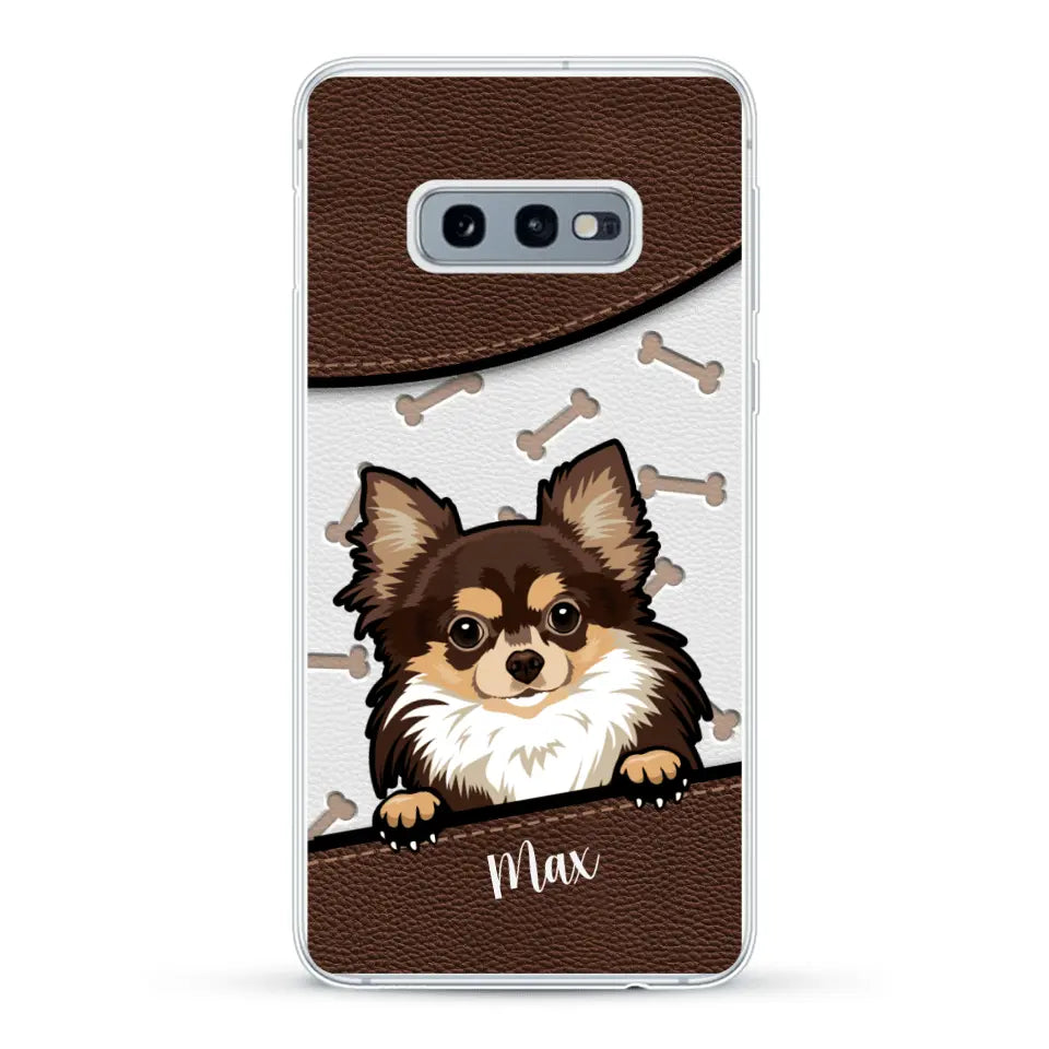 Chiens aspect cuir - Coque de téléphone personnalisée