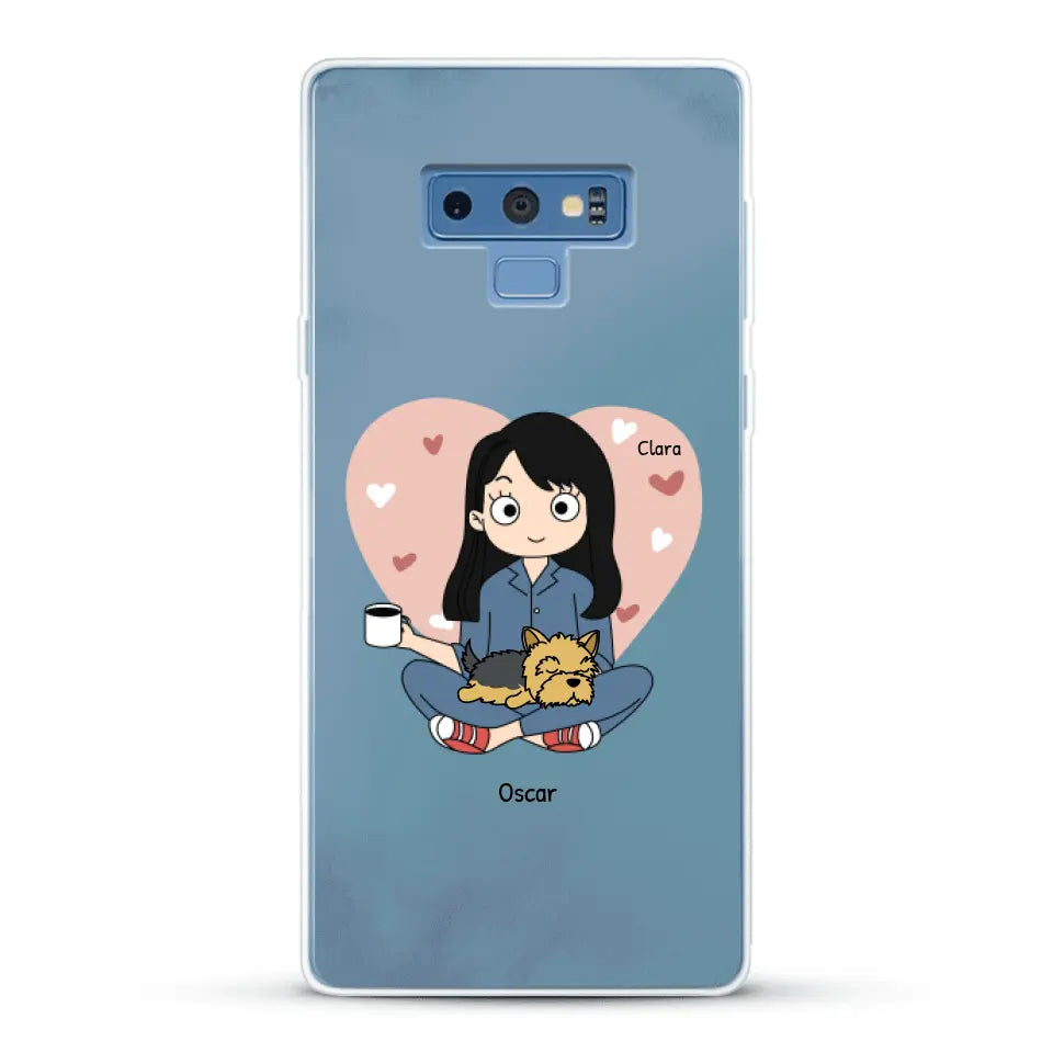 Maman chien BD - Coque de téléphone personnalisé