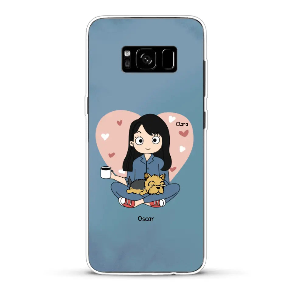 Maman chien BD - Coque de téléphone personnalisé