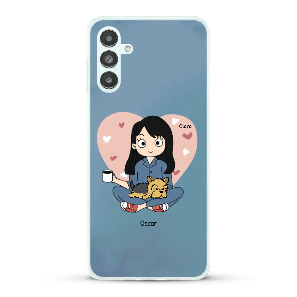 Maman chien BD - Coque de téléphone personnalisé