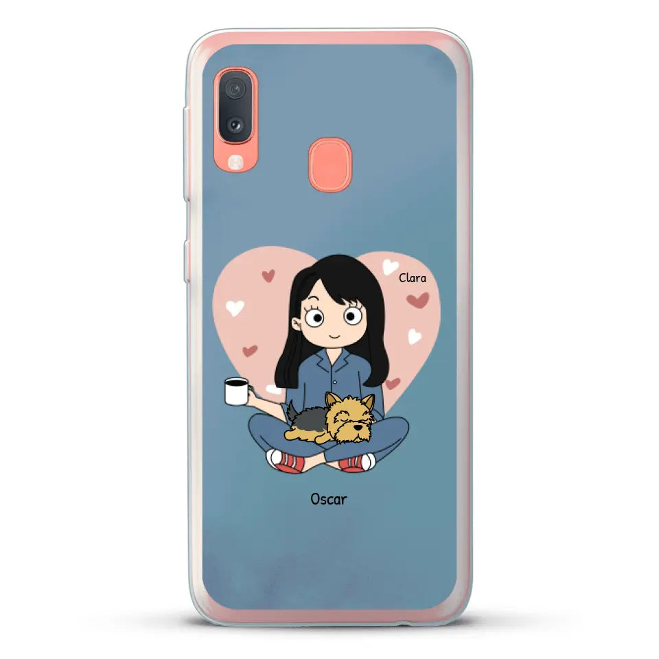 Maman chien BD - Coque de téléphone personnalisé