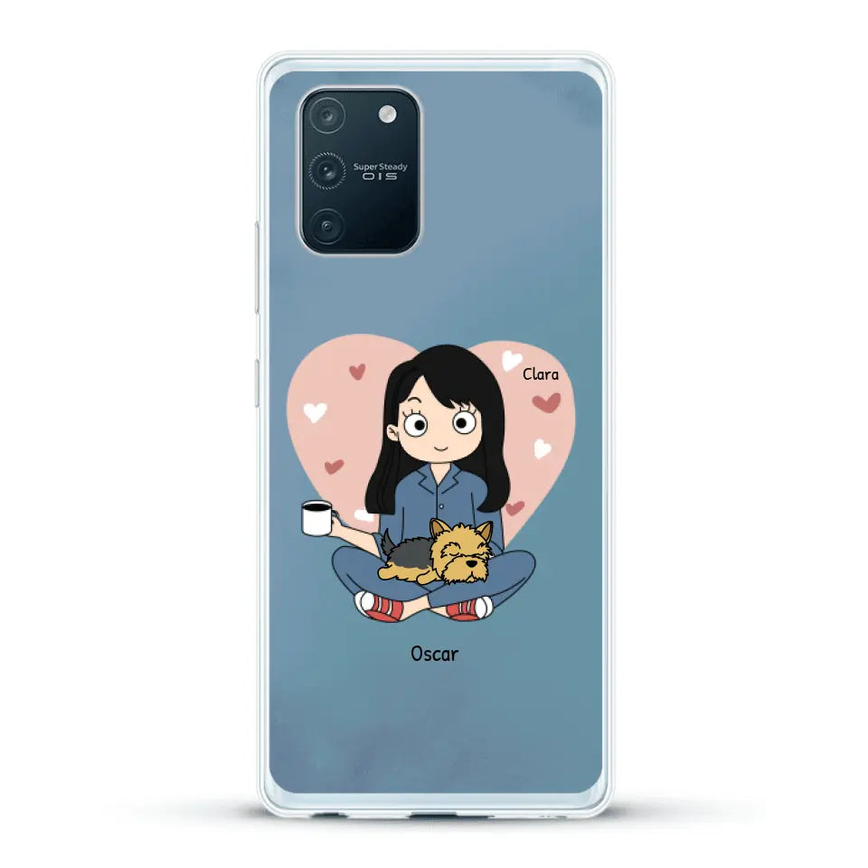 Maman chien BD - Coque de téléphone personnalisé