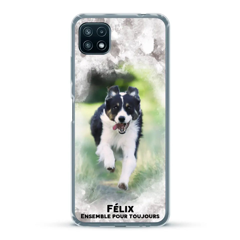 Cadre aquarelle - Coque de téléphone personnalisée