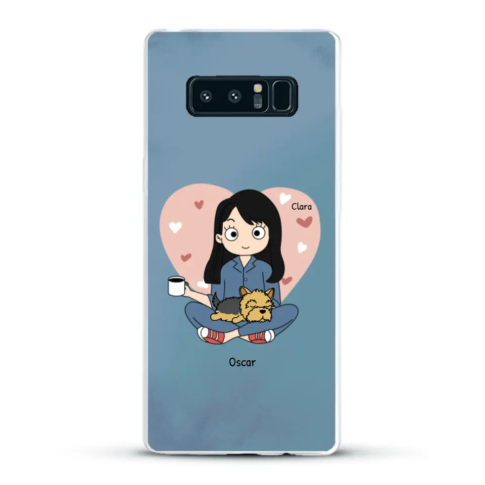 Maman chien BD - Coque de téléphone personnalisé