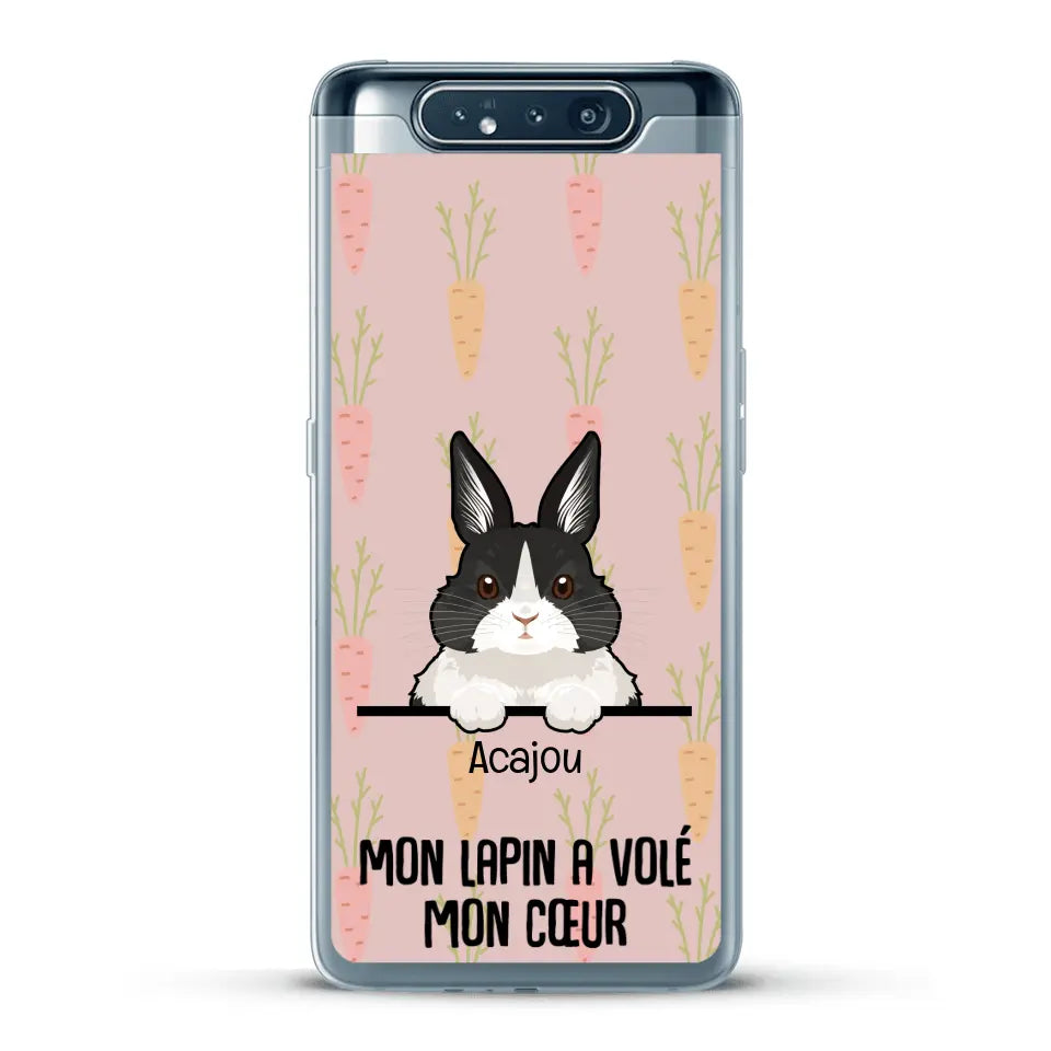 Mon lapin a volé mon cœur - Coque de téléphone personnalisée