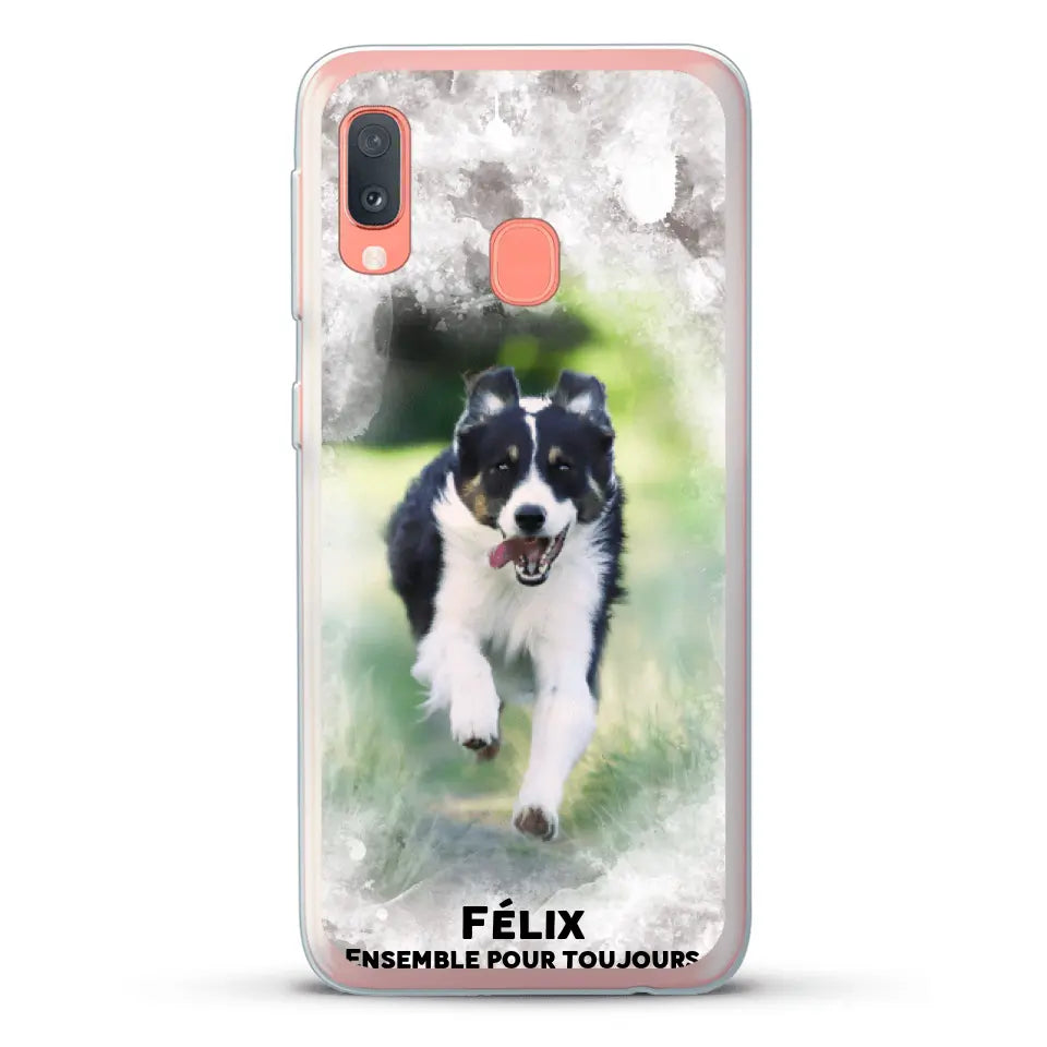 Cadre aquarelle - Coque de téléphone personnalisée